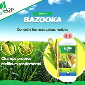 Herbicide liquide sélectif BAZOOKA 720 SL 1 litre – Maïs, riz, sorgho, canne à sucre