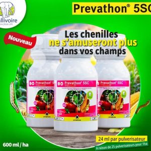 Insecticide liquide PREVATHON 5 SC 200 ml – Spécial maïs et tomate