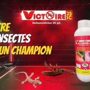 Insecticide liquide VICTOIRE 25 SC 1 litre – Hygiène publique, domicile, bureau