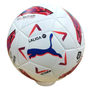 Ballon de football PUMA La Liga coloris blanc, bleu et rouge