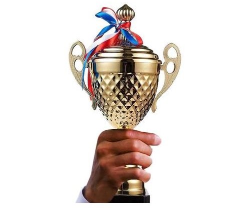 Trophée de compétition or
