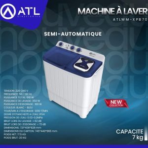 ATL Machine à laver semi-automatique 7 kg ATLWM-XPB70