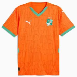 Maillot de football Domicile COTE D’IVOIRE 3 étoiles CAN Pro simple 2025