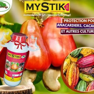 Insecticide liquide MYSTIK 40 EC 1 litre – Spécial anacardier