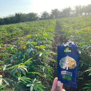 Engrais poudre Bio 100% naturel 4THREE 5 gr – Manioc, toutes les cultures