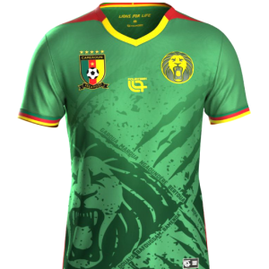Maillot de football Domicile CAMEROUN 5 étoiles CAN Pro max 2025-26
