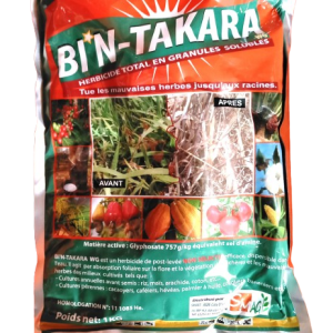 Herbicide granulé total de post-levée BIN-TAKARA WG 1 kg – Toutes les cultures