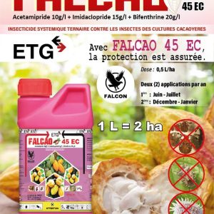 Insecticide liquide FALCAO 45 EC 1 litre – Spécial cacao