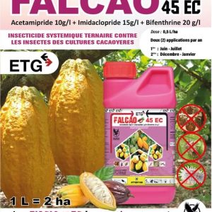 Insecticide liquide FALCAO 45 EC 1 litre – Spécial cacao