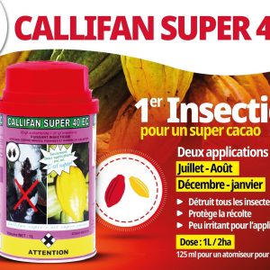 Insecticide liquide CALLIFAN SUPER 40 EC 1 litre – Spécial cacao