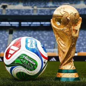 Ballon de football sans fil ADIDAS FIFA TRIONDA WORLD CUP multicoloris