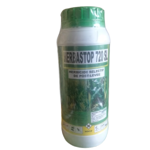 Herbicide liquide sélectif de post-levée HERBASTOP 720 SL 1 litre – Riz, maïs, canne à sucre, palmier à huile, cocotier