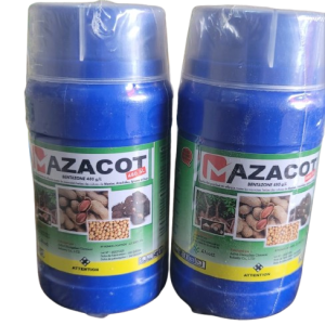 Herbicide liquide de post-levée MAZACOT 480 SL 250 ml – Manioc, arachide, igname, soja.