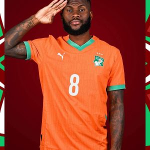 Maillot de football Domicile COTE D’IVOIRE 3 étoiles CAN Pro max 2025