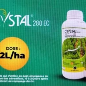 Herbicide liquide sélectif de post-levée CRYSTAL 280 EC 1 litre – Spécial riz