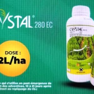 Herbicide liquide sélectif de post-levée CRYSTAL 280 EC 1 litre – Spécial riz