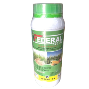Herbicide liquide sélectif de post-levée FEDERAL 720 SL 1 litre – Riz, maïs, canne à sucre