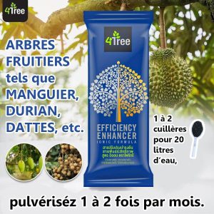 Engrais poudre ionique biologique 100% naturel 4THREE 5 gr – Arbres fruitiers