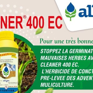 Herbicide liquide sélectif de pré et post-levée CLEANER 400 EC 1 litre – Cultures céréalières, coton