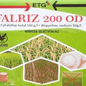Herbicide liquide sélectif de pré et post-levée FALRIZ 200 OD 500 ml – Spécial riz
