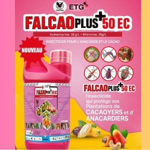 Insecticide liquide FALCAO PLUS+ 50 EC 1 litre – Cacao, anacardier