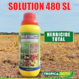 Herbicide liquide non sélectif de post-levée SOLUTION 480 SL 1 litre – Toutes les cultures