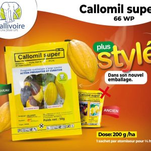 Fongicide granulé CALLOMIL SUPER 66 WP 50 gr – Spécial cacao