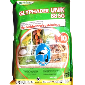 Herbicide granulé total GLYPHADER UNIK 88 SG 1 kg – Toutes les cultures