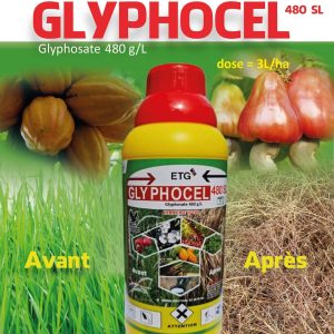 Herbicide liquide total GLYPHOCEL 480 SL 1 litre – Toutes les cultures