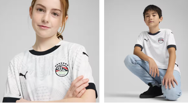 Maillot de football Extérieur ÉGYPTE Enfant et Adolescent Pro max 2025