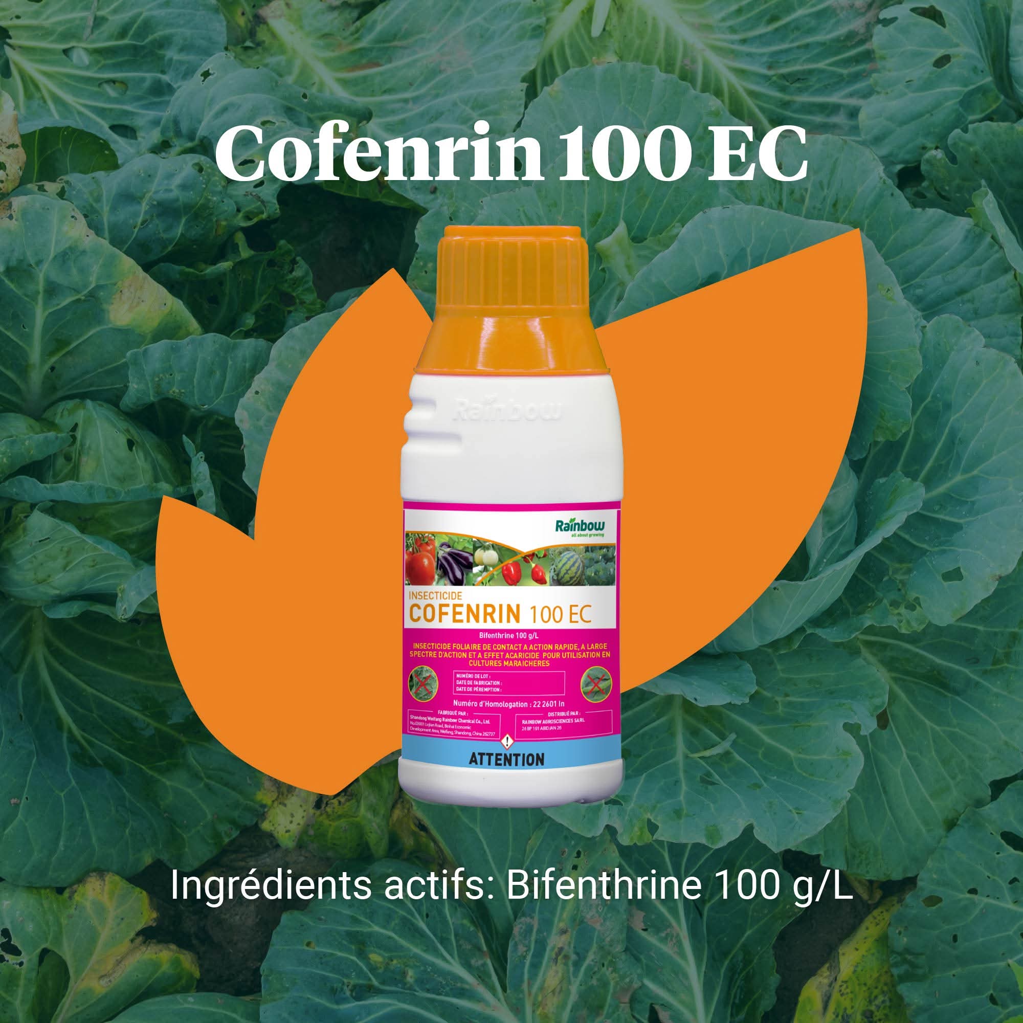 Insecticide liquide COFENRIN 100 EC 1 litre –  Cultures maraichères