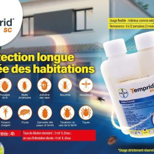 Insecticide liquide TEMPRID SC 200 ml – Hygiène publique, domicile, bureau, entrepôt
