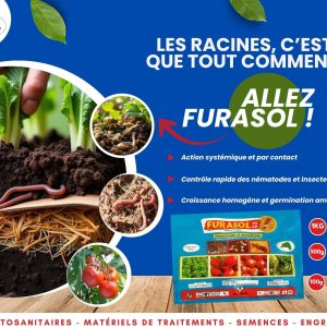 Nématicide – insecticide granulé FURASOL 50 GR 1 kg – Cultures maraichères, palmier à huile et espaces verts