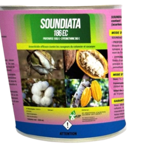 Insecticide liquide SOUNDIATA 186 EC 250 ml – Coton, cacaoyer