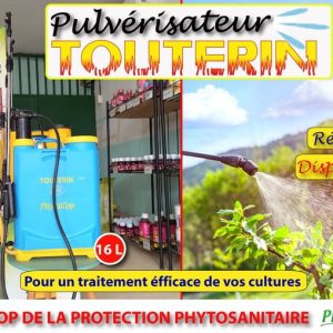 Pulvérisateur manuel à dos TOUTERIN 16 litres – Agriculture, hygiène publique et domestique