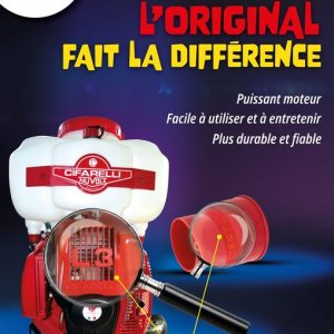 Atomiseur CIFARELLI NUVOLA L3 EVO 12 litres – Agriculture, hygiène publique