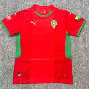 Maillot de football Domicile original MAROC 1 étoile Can 2026