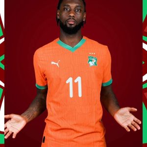 Maillot de football Domicile COTE D’IVOIRE 3 étoiles Pro max 2025-26