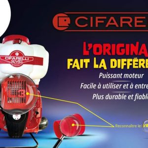 Atomiseur CIFARELLI NUVOLA L3 EVO 12 litres – Agriculture, hygiène publique