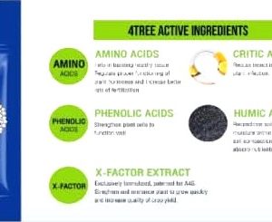 Engrais poudre ionique biologique 100% naturel 4THREE 50 gr – Tous types de plantes