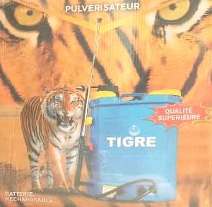 Pulvérisateur à batterie rechargeable TIGRE 16 litres – Agriculture, hygiène publique