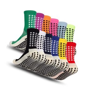 Chaussettes de football antidérapantes 12 pcs multicolores