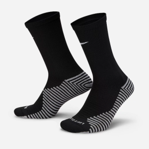 Chaussettes de football antidérapantes noires et blanches