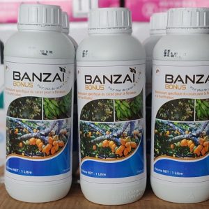 Biostimulant liquide BANZAI BONUS 1 litre (2 en 1) – Spécial cacao