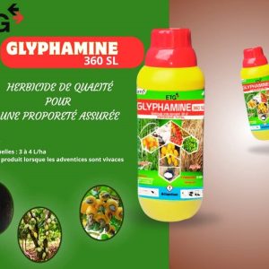 Herbicide liquide total GLYPHAMINE 360 SL 1 litre – Toutes les cultures