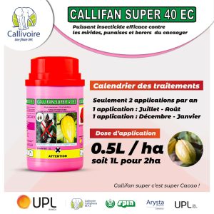 Insecticide liquide CALLIFAN SUPER 40 EC 1 litre – Spécial cacao