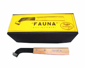 Couteau de saignée FAUNA R1 Manche en bois – Hévéa