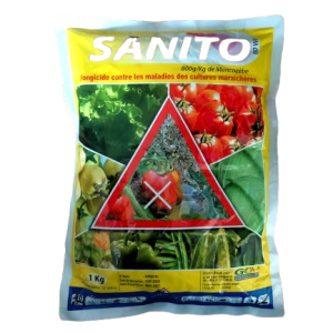 Fongicide poudre SANITO 80 WP 1 kg – Cultures maraichères