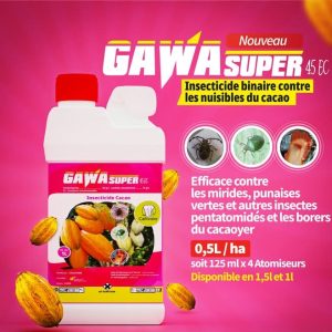 Insecticide liquide GAWA SUPER 45 EC 1 litre – Spécial cacao