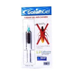 Gel anti-cafards GOLIATH® 2,5 gr – Domicile, bureau, hygiène publique, entrepôt